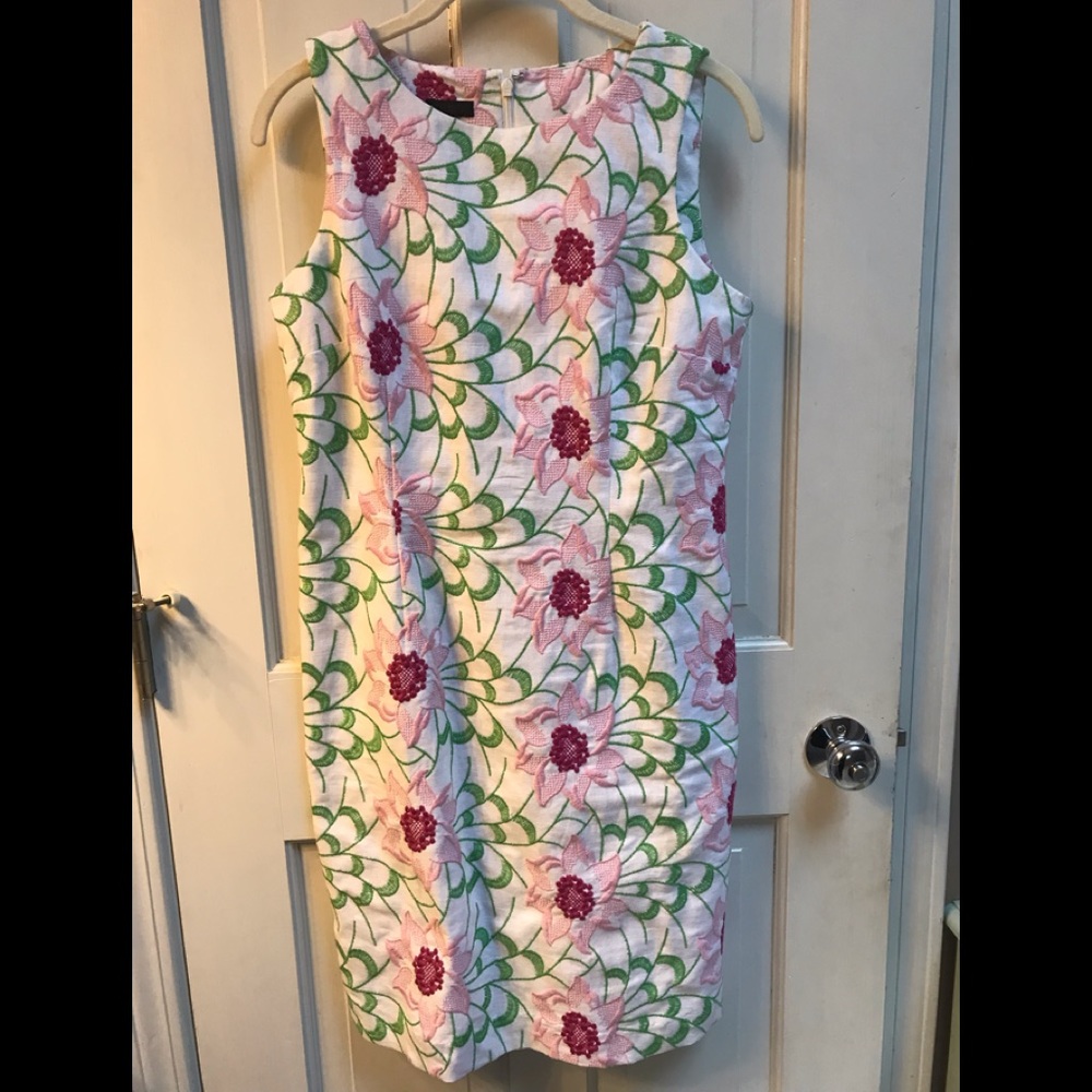 Talbots embroidered dress